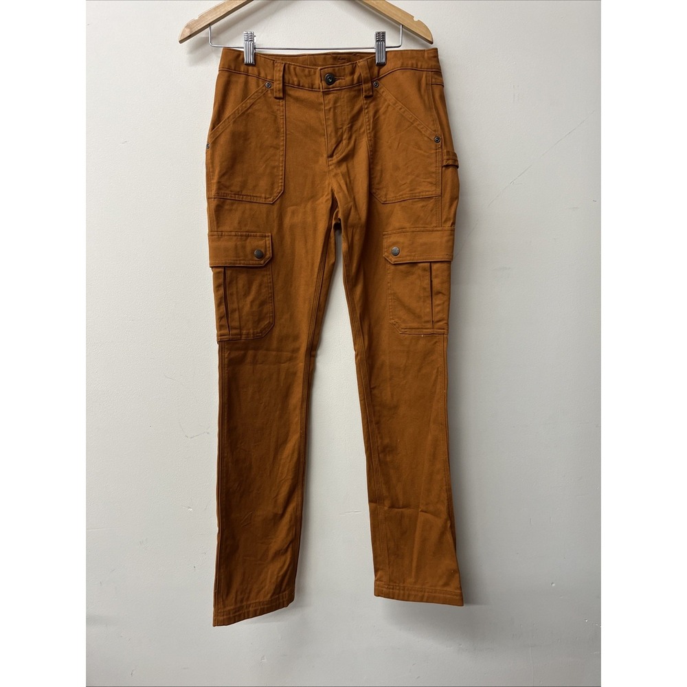 Duluth Trading Co Cargo Pants Womens 2x31 Brown Curvesetter Waistband Workwear